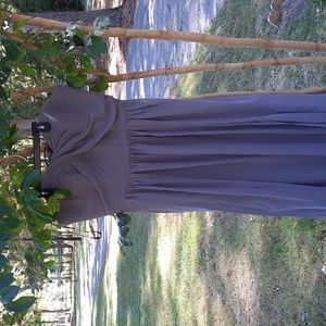 Gray Bridesmaids Dress